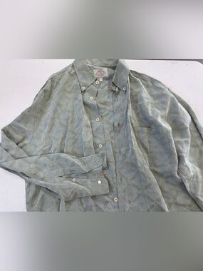 Armani Jeans Logo Button Up - Denim Blue, XXL
